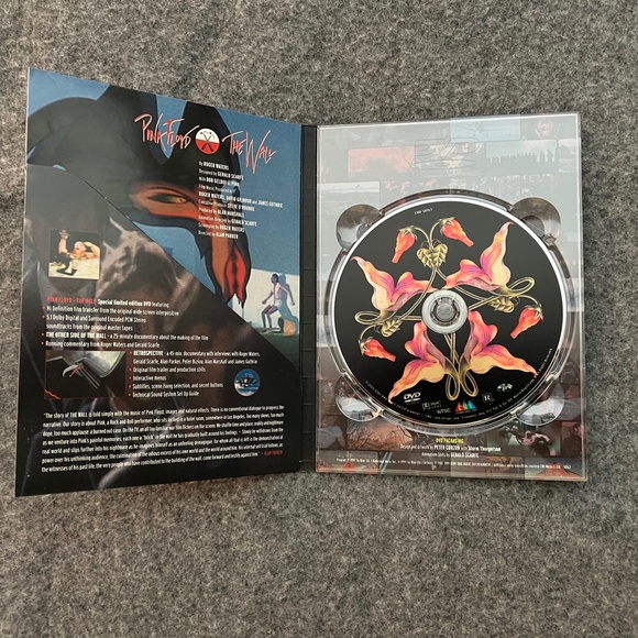 PINK FLOYD The Wall Movie 25th Anniversary LTD ED POSTER & Pulse DVD LOT - Picture 6 of 8